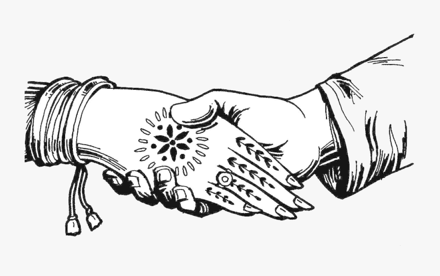Wedding Clip Art Dr Odd Transparent Png - Black And White Hindu Wedding, Transparent Clipart