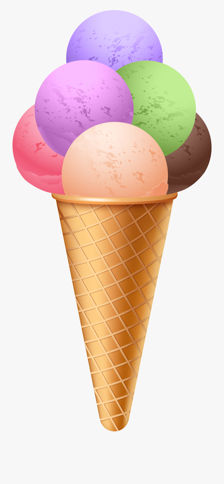 Clip Art Ice Cream Cone Clipart Free - Ice Cream Cone Clipart Png, Transparent Clipart
