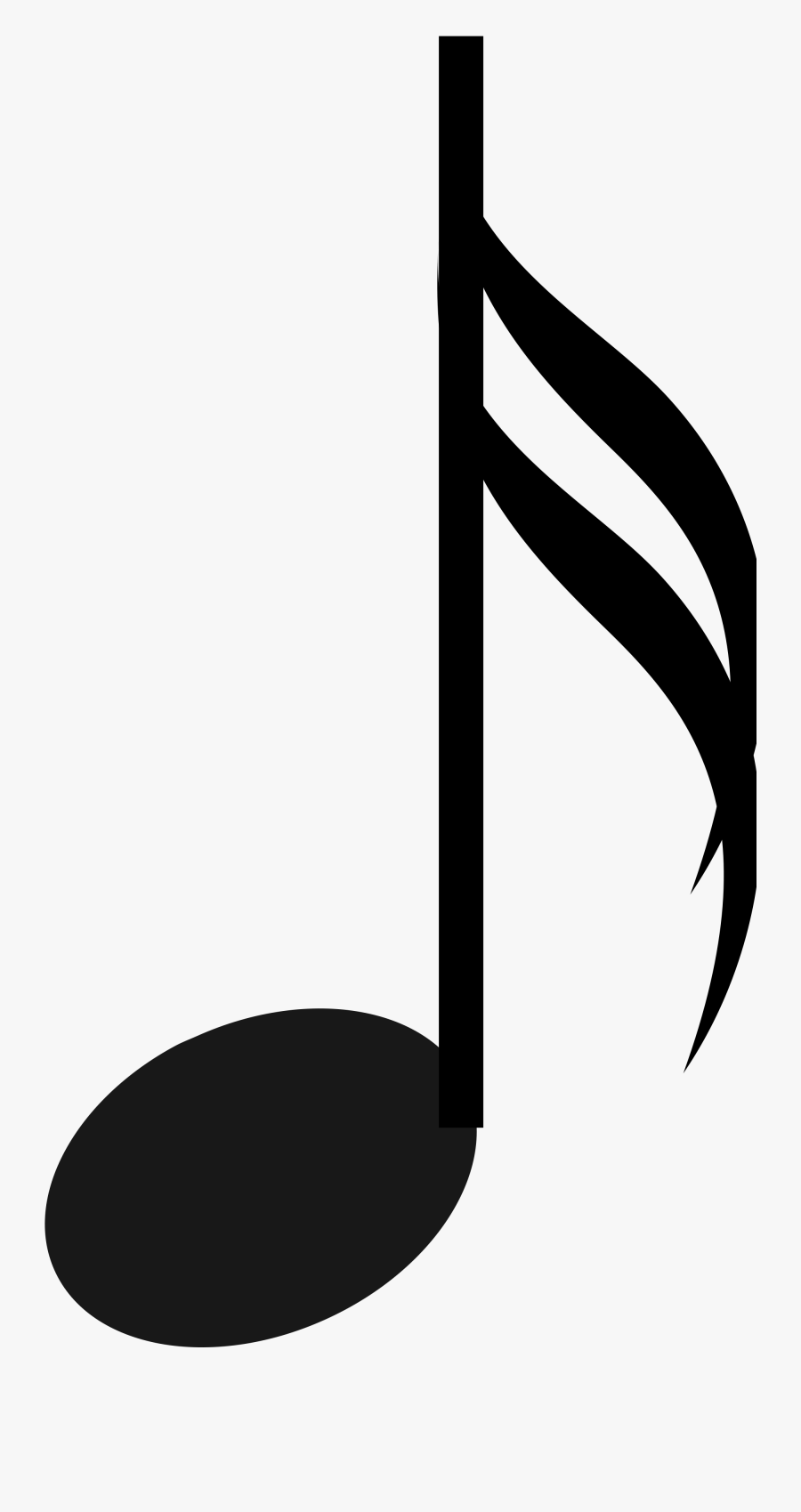 Transparent Whole Note Png - Eighth Note, Transparent Clipart