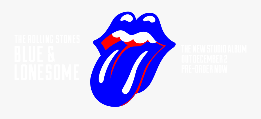 Stones-banner Clipart , Png Download - Rolling Stones Blue Tongue, Transparent Clipart