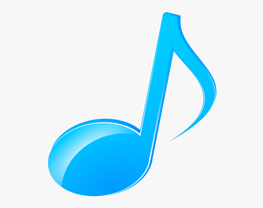 Music Note Png - Transparent Music Note Blue, Transparent Clipart