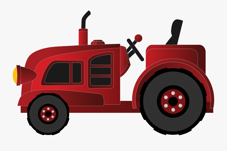 Tractor Clipart Agricultural Vehicle - Farm Tractors Clipart, Transparent Clipart