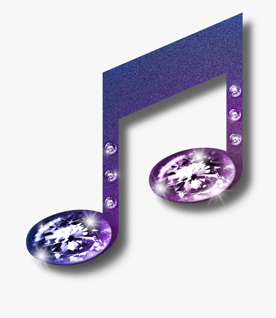 Purple - Music - Note - Clip - Art - Music Note Purple Background, Transparent Clipart