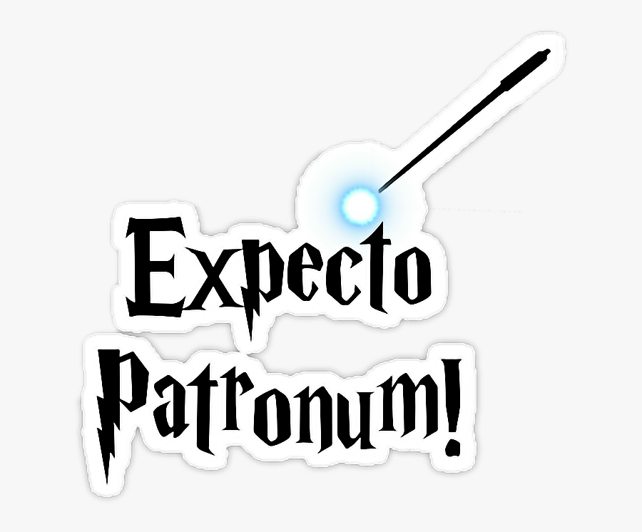 #harrypotter #expectopatronum #wand #varinha
harry - Harry Potter Stickers Expecto Patronum, Transparent Clipart