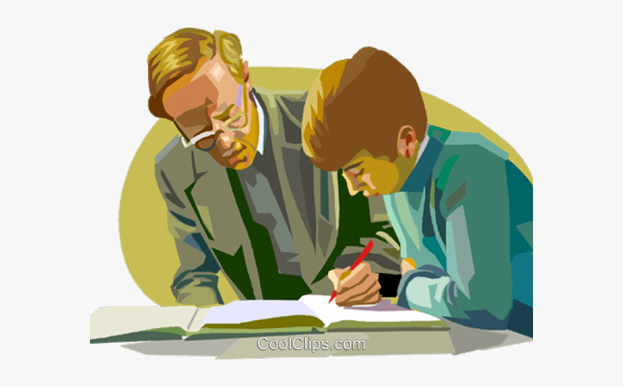 Teacher Helping Student Clipart - Related Careers Of A Teacher, Transparent Clipart