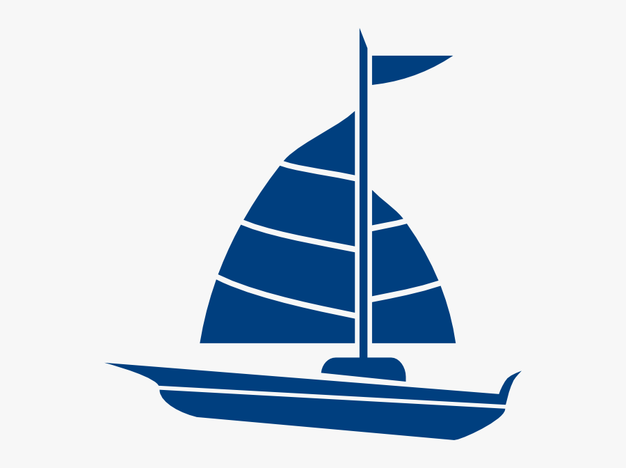 Sailboat Cliparts - Blue Sailboat Clipart, Transparent Clipart