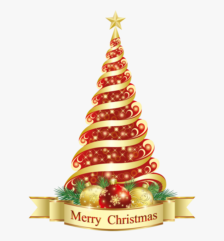 Merry Christmas Clip Art 2015 - Merry Christmas Tree In Png, Transparent Clipart