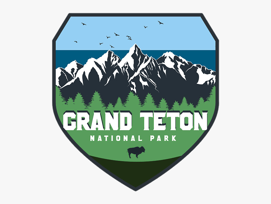 Grand Teton National Park Sticker - Grand Teton National Park Logo, Transparent Clipart