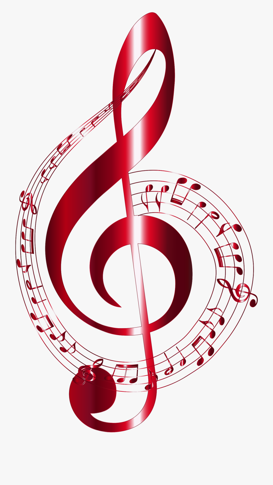 Clip Art Abstract Music Note - Musical Notes, Transparent Clipart