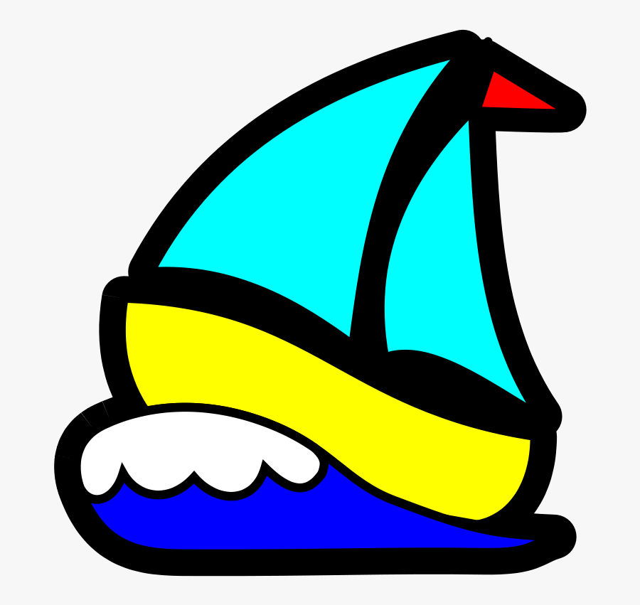 Simple - Sailboat - Clipart - Sail Boat Clip Art, Transparent Clipart