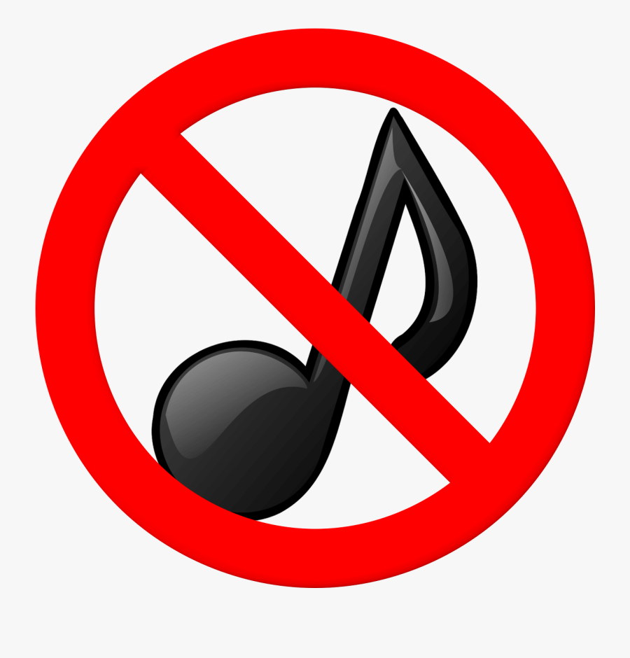 No Music Png - No Music Transparent, Transparent Clipart