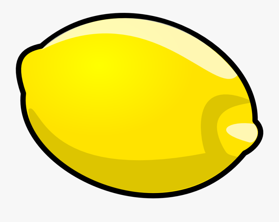 Lemon - Cartoon Lemon No Background, Transparent Clipart