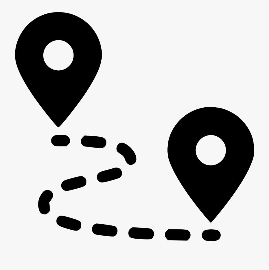 Gps Clipart Map Pin - Black And White Map Clipart, Transparent Clipart