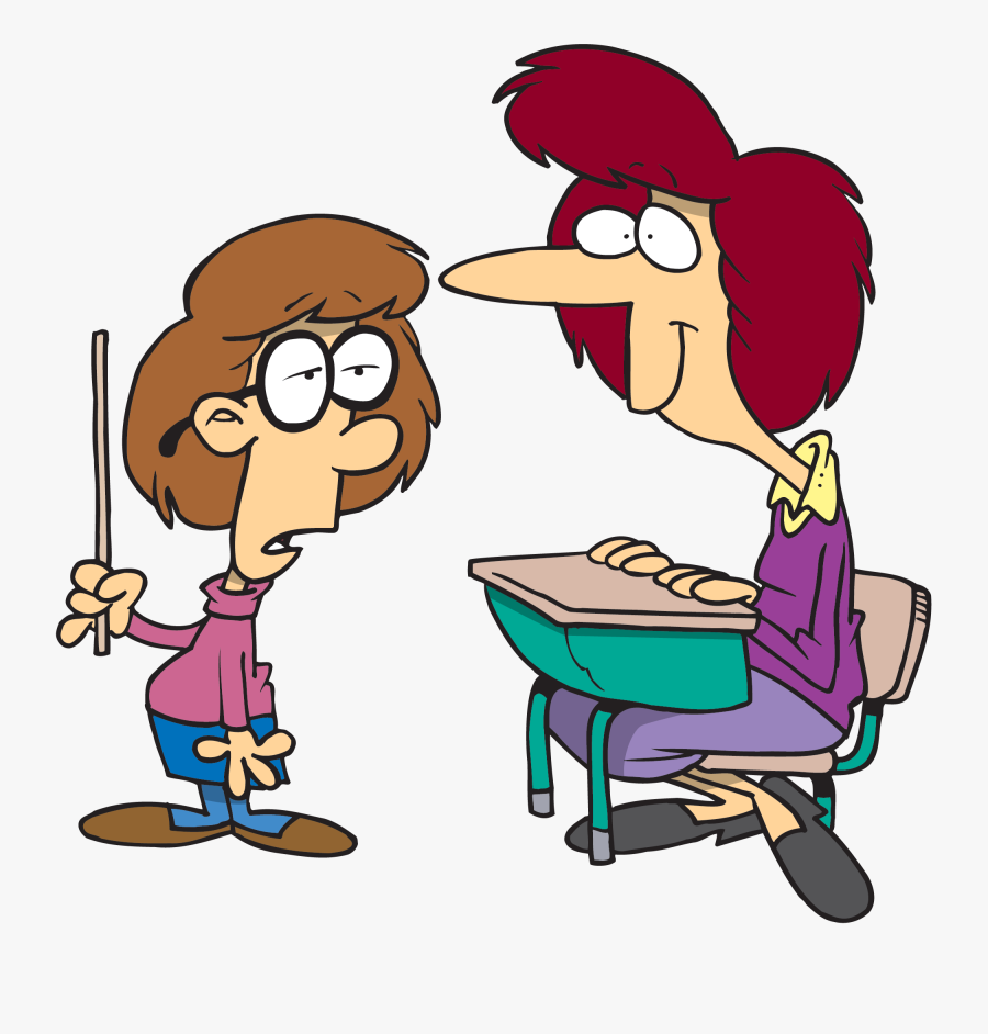 Teacher Helping Student Clipart Clipart Suggest Ploc - Student Led Conference Cartoon, Transparent Clipart