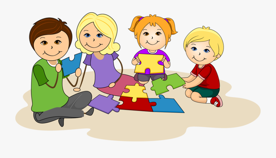 Work Together Clipart - Children Working Together Clipart, Transparent Clipart