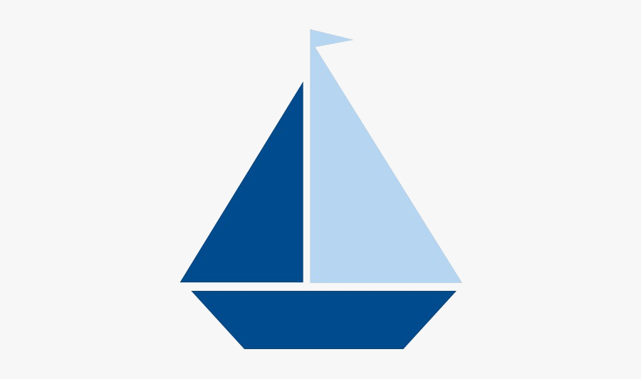 Sailboat Image Of Blue Clipart Navy Clip Art Transparent - Sailing Boat Cut Out, Transparent Clipart