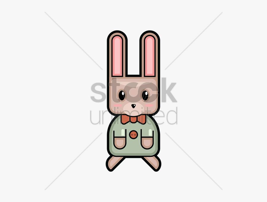 Bunnies Clipart Bow Tie - Rabbit, Transparent Clipart