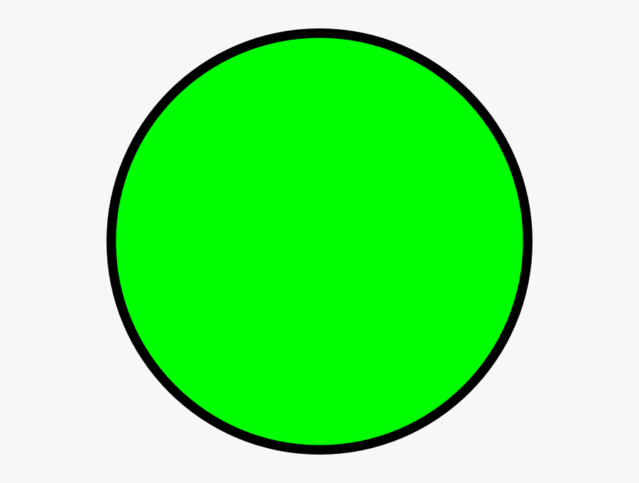 Green Circle With Transparent Background, Transparent Clipart