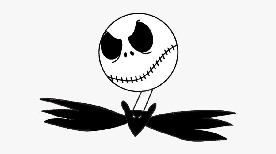 Jack Drawing Bow Tie Transparent Png Clipart Free Download - Jack Skellington Drawing Face, Transparent Clipart