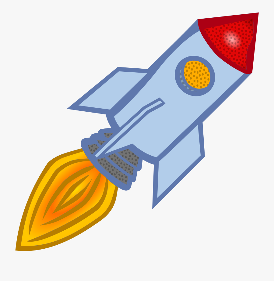 Clipart - Rocket - Coloured - Rockets Clipart - Png - Coloured Rocket, Transparent Clipart