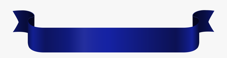 Banner Clip Navy Blue - Electric Blue, Transparent Clipart