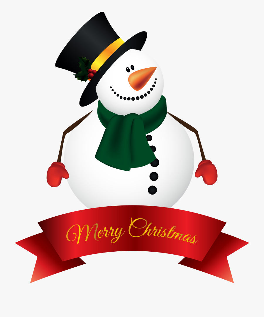 Snowman Cliparts Png Merry Christmas - Merry Christmas Snowman Clipart, Transparent Clipart