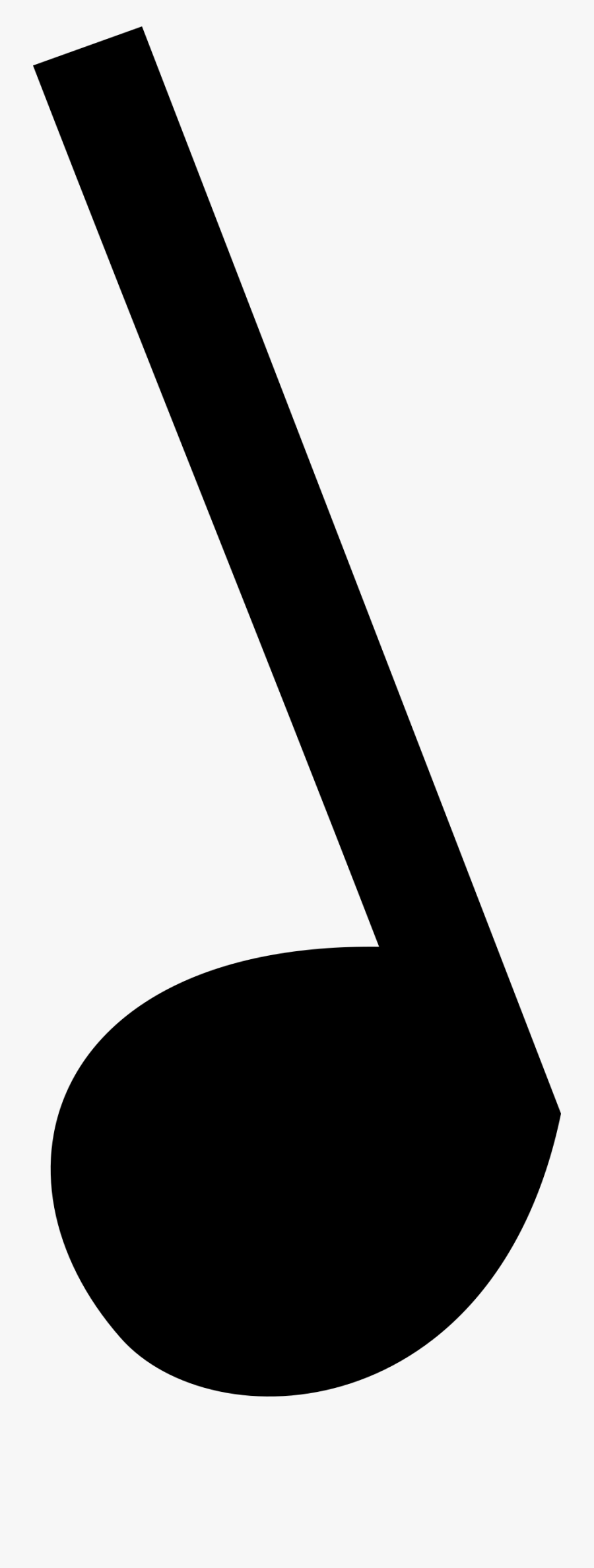 Notes Clipart Small Music Notes - Single Musical Notes Symbols, Transparent Clipart