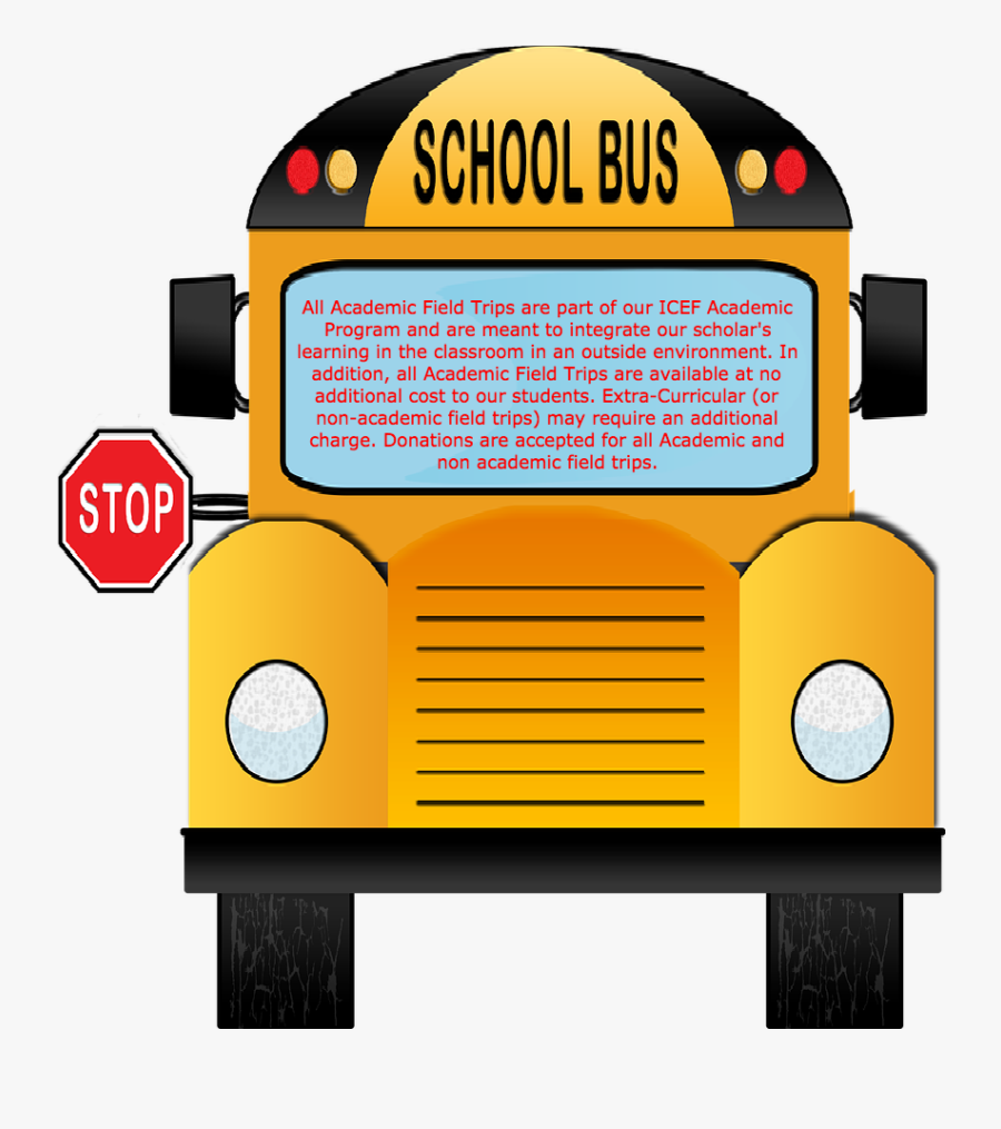 Park Clipart Field Trip - School Bus Png Clipart, Transparent Clipart