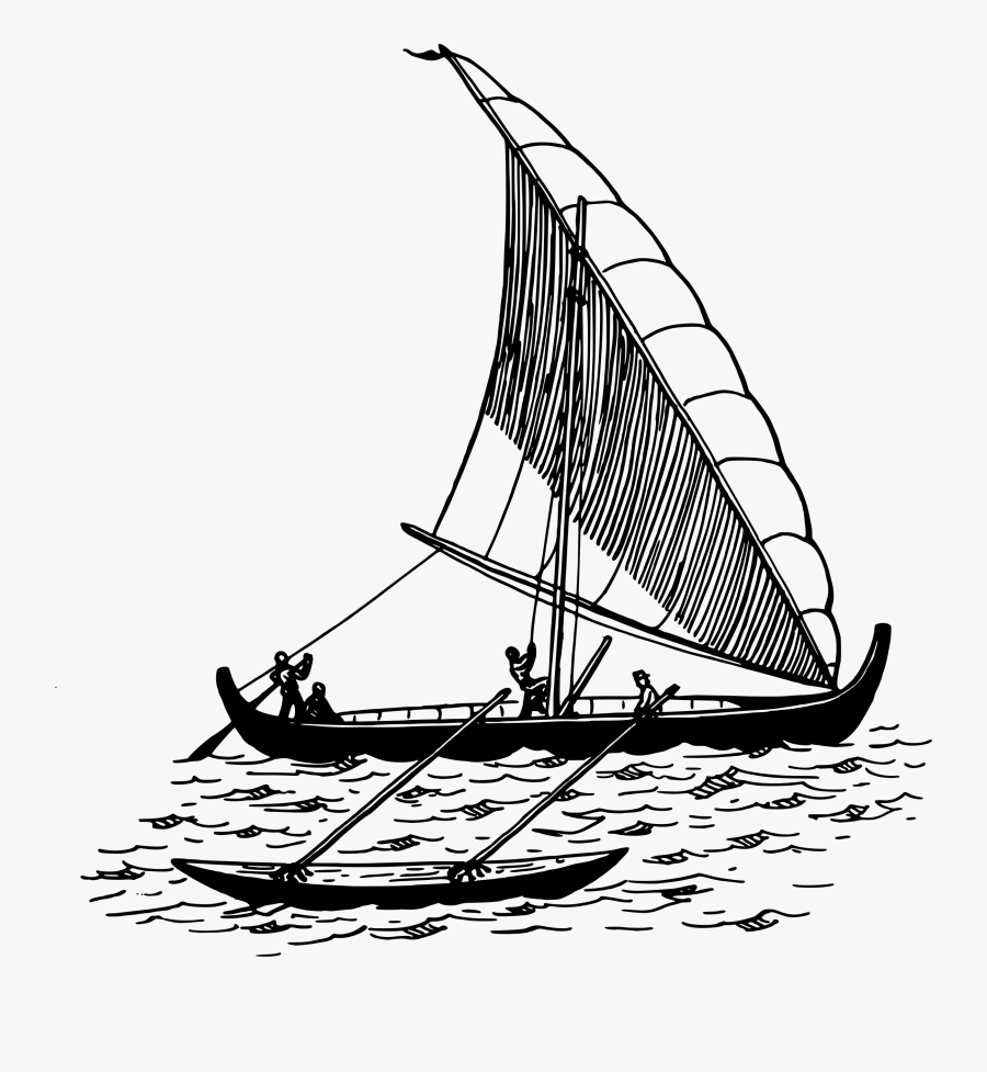 14 Cliparts For Free - 3 Sailboat Drawing, Transparent Clipart