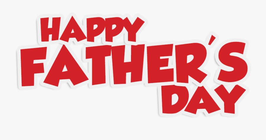 Happy Fathers Day Banners Clipart - Happy Fathers Day Text Png, Transparent Clipart