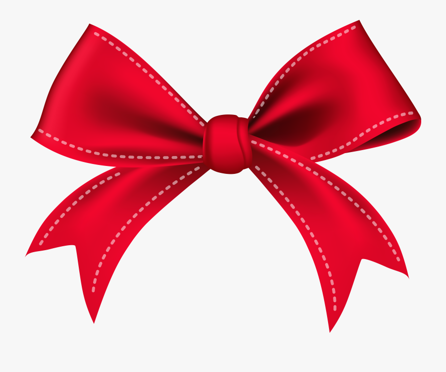 Bow Red Png Clip Art Image, Transparent Clipart