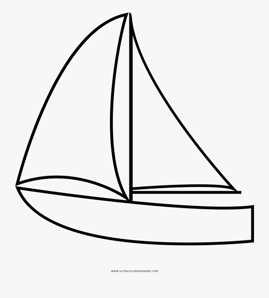 Black And White Boat Pictures - Barco A Vela Desenho, Transparent Clipart