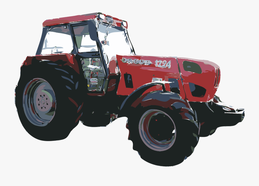 Vector Image Free Stock - Tractor, Transparent Clipart