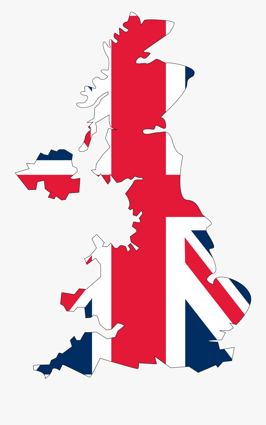 Transparent Map Clipart Png - United Kingdom Map Svg, Transparent Clipart