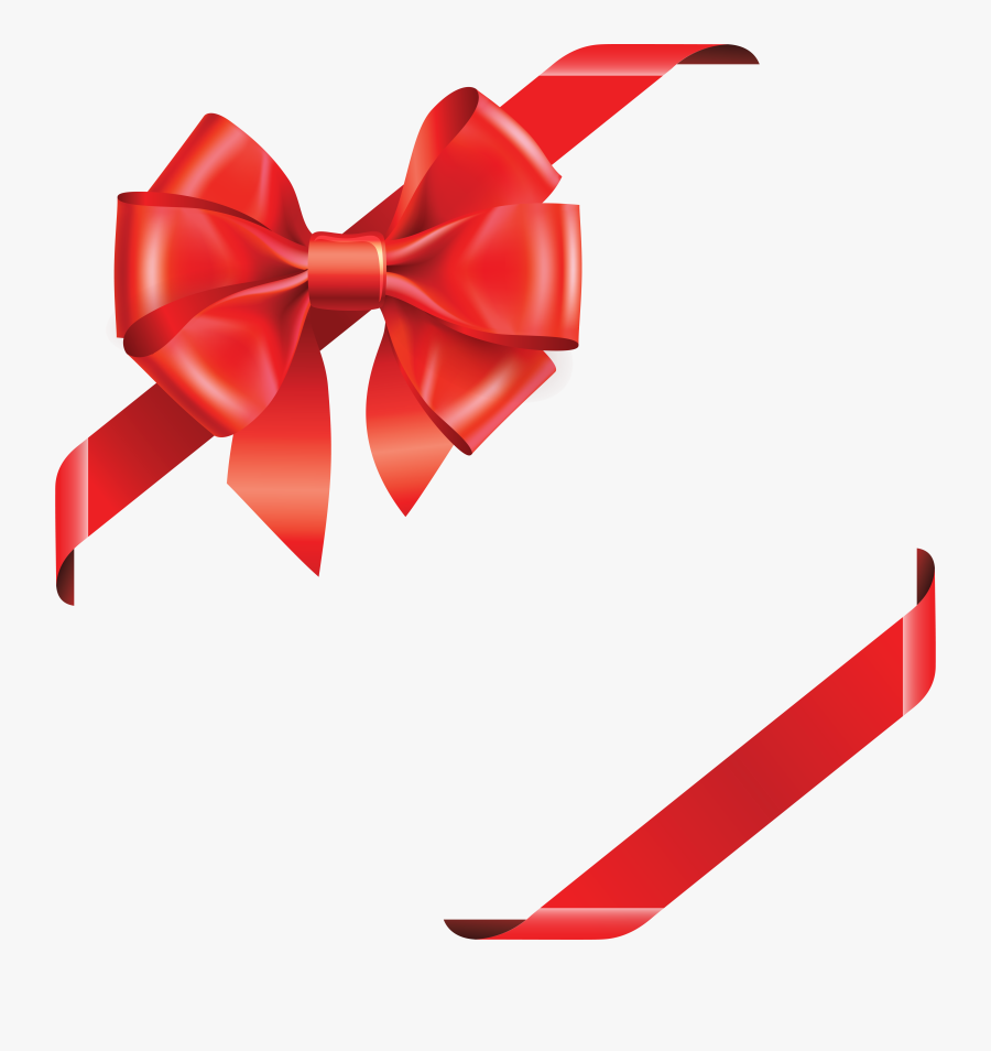 Tie Clipart Lenagold Клипарт Красные Банты - Подарочный Сертификат На Массаж, Transparent Clipart