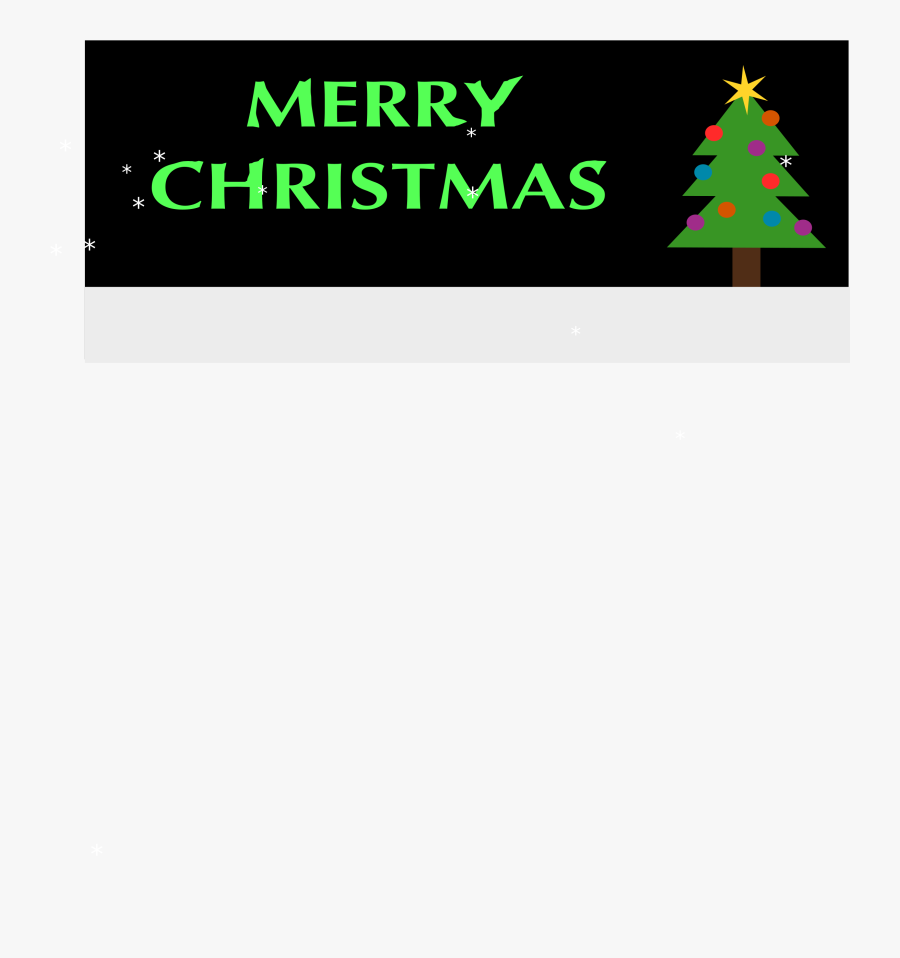 Transparent Christmas Clipart Banners - Cosumar, Transparent Clipart
