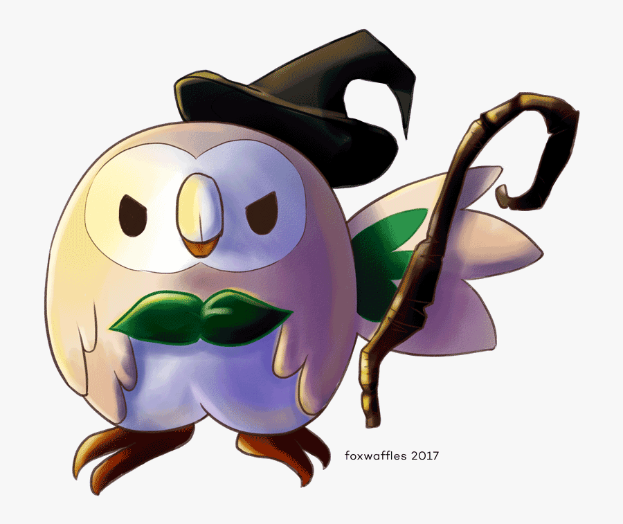 Pokemon Rowlet Halloween, Transparent Clipart