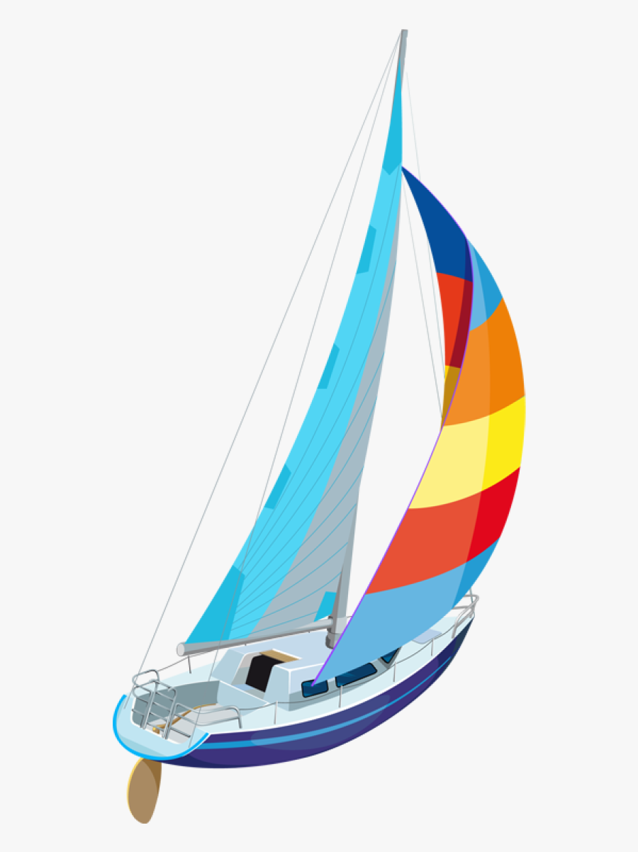 Sailboat Clip Art And - Racing Sail Clip Art, Transparent Clipart