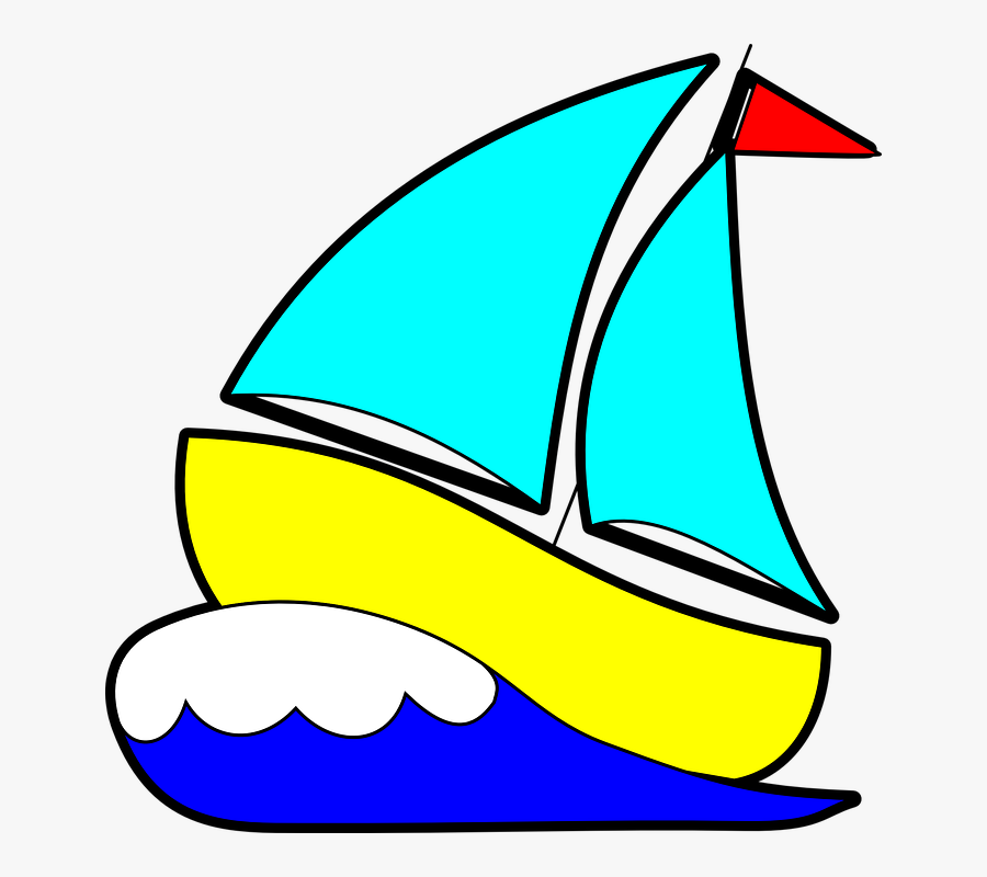 Sailboat Clipart Sailor Boat - เรือ ใบ การ์ตูน, Transparent Clipart