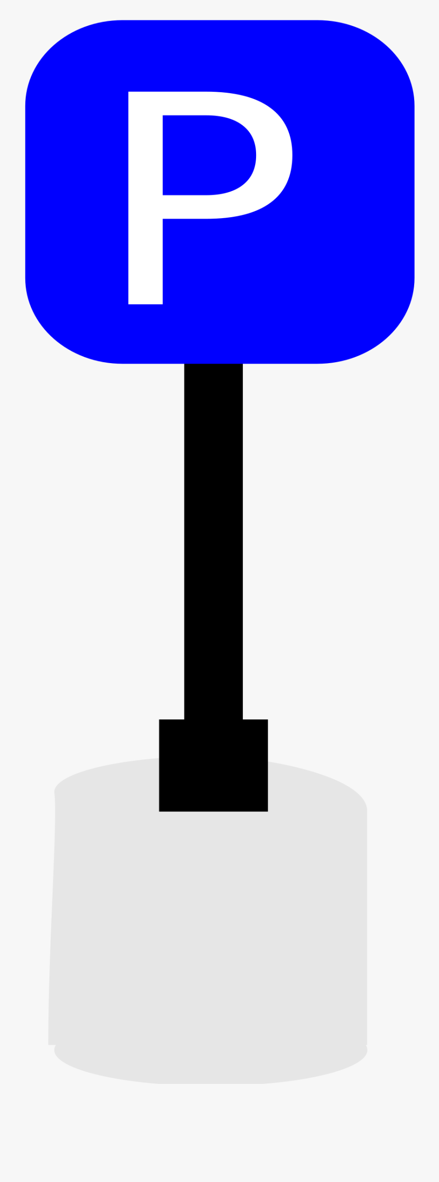 Area Clipart Parking Sign - Parking Sign Clipart, Transparent Clipart