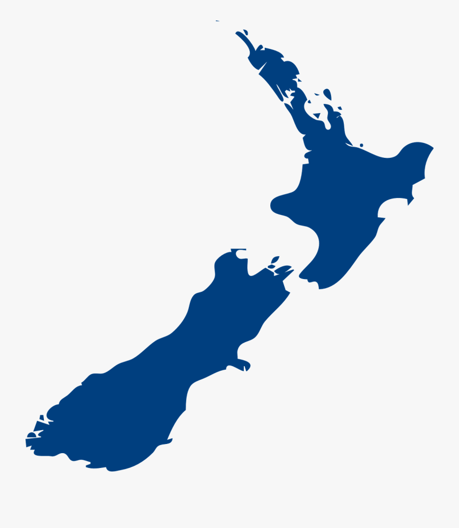New Zealand Map Clip Art, Transparent Clipart