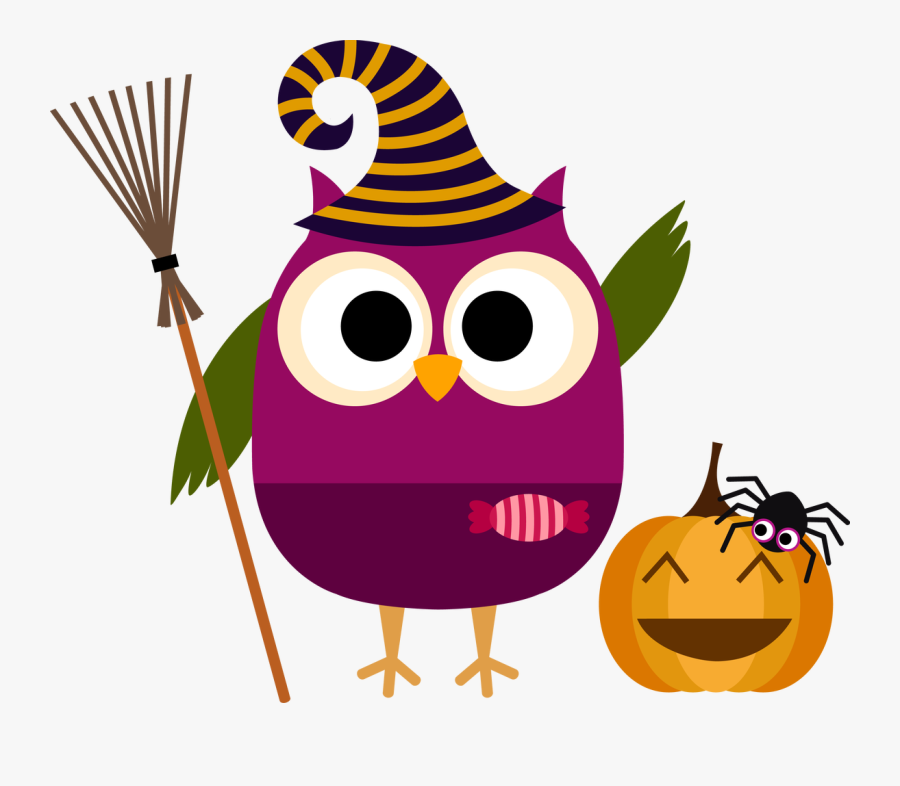 B Ho El Buho - Halloween Clip Art Owls, Transparent Clipart