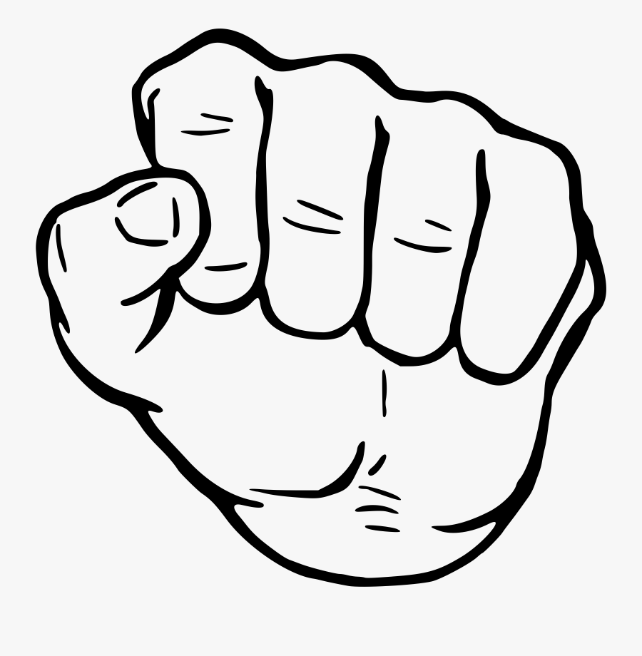 Drawing Handcuffs Police Officer Praying Hands Cc0 - Fist Black And White Clipart, Transparent Clipart