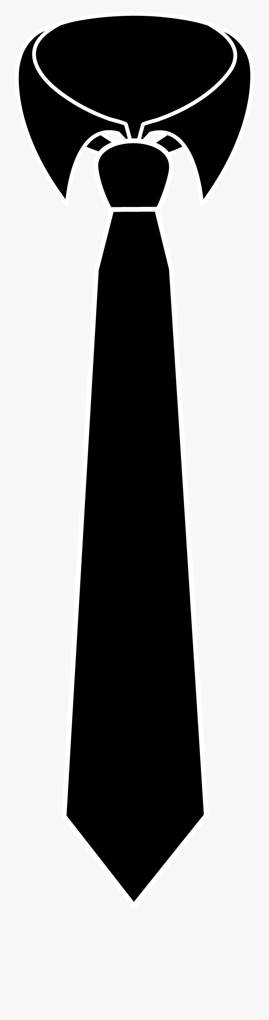 Tuxedo Tie Clipart - Black And White Tie Clip Art, Transparent Clipart