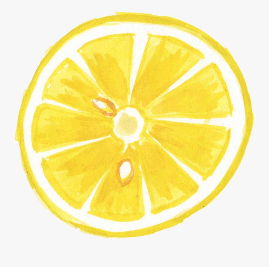Transparent Lemon Clip Art - Watercolor Lemon Clip Art, Transparent Clipart