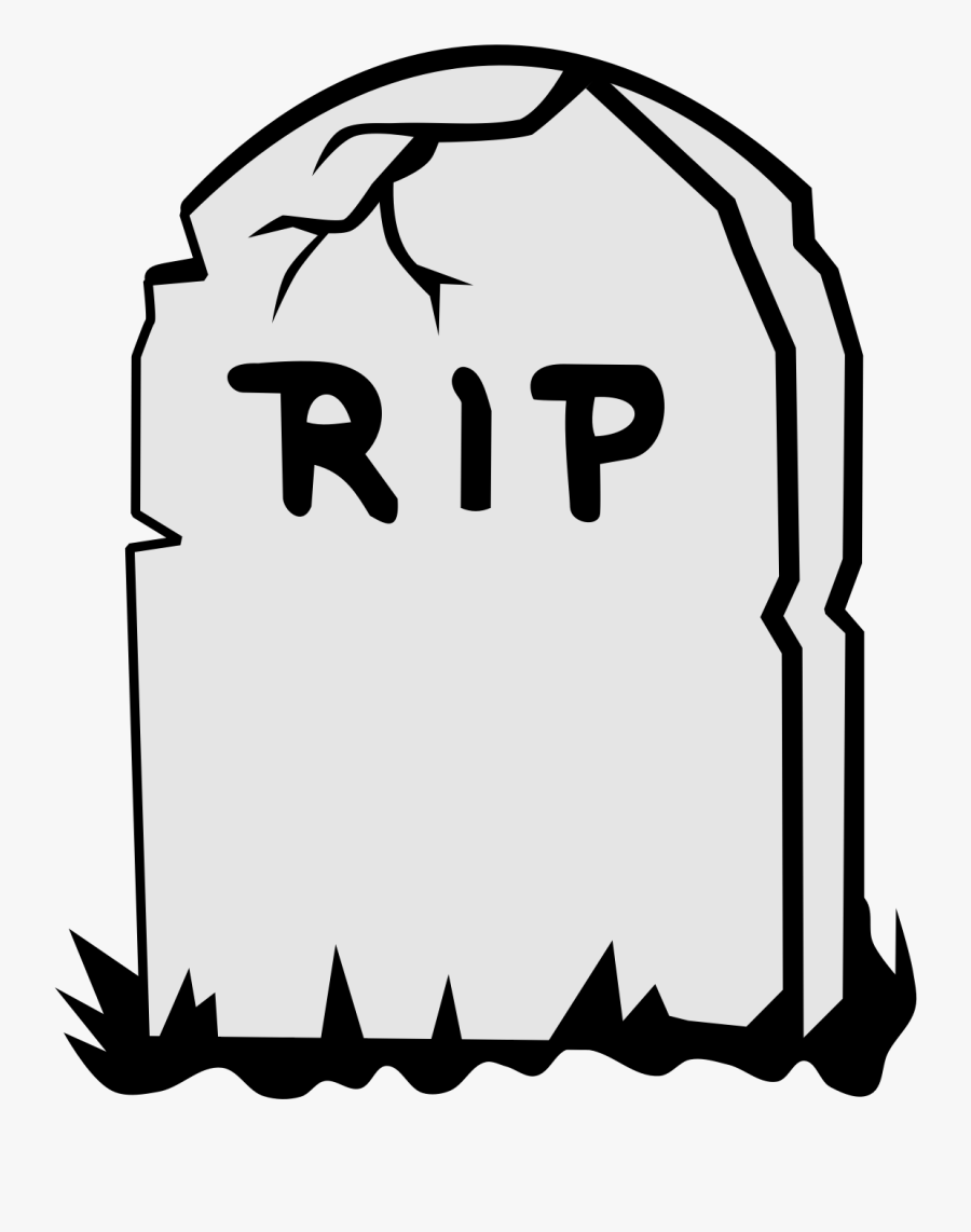 Microsoft Closes The Office - Grave Clipart, Transparent Clipart