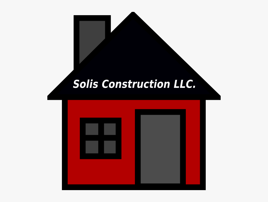 Solis Construction Svg Clip Arts - House Made Up Of Shapes, Transparent Clipart