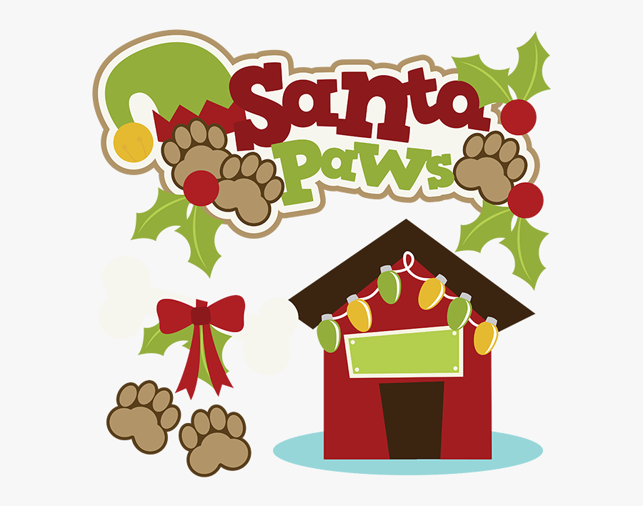 Transparent Merry Christmas Clipart Png - We Believe In Santa Paws, Transparent Clipart