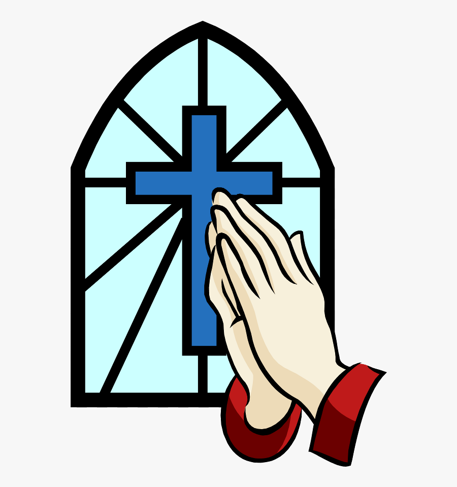 Praying Hands Royalty Free Cross With And Transparent - Bread And Wine Clipart, Transparent Clipart