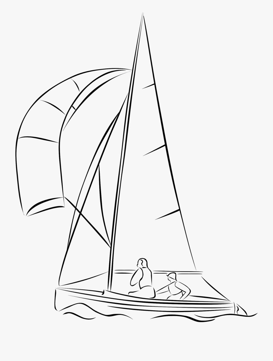 Clipart - Black And White Clipart Sailing , Free Transparent Clipart ...